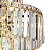 Pendente Hera Dourado Transparente (D)48Cm (A)49Cm | AQ030G - Imagem 3