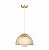 Pendente Canjica Dourado Branco (D)30Cm (A)20Cm | AF001 - Imagem 1