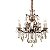 Lustre Passy Bronze Conhaque (D)65Cm (A)70Cm 12Xe14 | AQ028L - Imagem 3