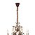 Lustre Passy Bronze Conhaque (D)65Cm (A)70Cm 12Xe14 | AQ028L - Imagem 2