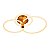 Plafon Circolo French Gold Branco (C)86cm 54W 3000K | BB020 - Imagem 1