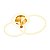 Plafon Circolo French Gold Branco (C)86cm 54W 3000K | BB020 - Imagem 2