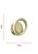 Arandela Ginga LED French Gold Dourado (A)17cm 3000k | BB025 - Imagem 2