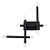Arandela Arpoador Preto (C)48.9Cm (A)48.1Cm 8X3W 3000K | BD002A - Imagem 1