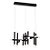 Pendente Arpoador Preto (C)59.8Cm (L)63.8Cm 23X3W | BD002Q - Imagem 1
