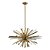 Pendente Nix Bronze e Cristal (D)99Cm(A)56Cm 10xE14 | BO013L - Imagem 1
