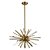 Pendente Nix Bronze e Cristal (D)66Cm(A)38Cm 6xE14 | BO013S - Imagem 1