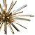 Pendente Nix Bronze e Cristal (D)66Cm(A)38Cm 6xE14 | BO013S - Imagem 4