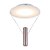 Plafon Sobrepor Tino Dourado (D)30cm (A)60cm 12W 2700K | CD007 - Imagem 1