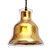 Pendente Bule Dourado E Transp (D)21Cm (A)21,5Cm | DA007B - Imagem 2