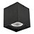 Spot Sobrepor Quad Preto (C)13.7Cm (L)13.7Cm (A)15Cm  1Xe27 Par30 | DL165B - Imagem 1