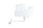 Arandela Spiros Metal Branco D 25Cm X 20Cm | EY004 - Imagem 1