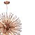 Pendente Astro Metal Cobre Cristal (D)60Cm 12xG9 | FO005 - Imagem 2