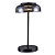 Abajur Disko Preto E Fume (A)42Cm 1X8W 3000K | FO015S - Imagem 1