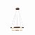 Pendente Oca Dourado Transp (D)60/40 32+22W 3000K | GD002 - Imagem 1