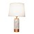 Base Abajur Mármore Branco (D)12Cm (A)39Cm | GL001EW - Imagem 1