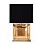 Base Abajur Espelho Bronze Quadrado (A)35Cm | GL010G - Imagem 1
