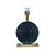 Base Abajur Biagio Dourado E Preto (D)22Cm (A)37Cm | GL016BG - Imagem 2