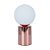 Abajur Oy Bolinha Cobre Vidro Branco (A)25.5cm | GL017E - Imagem 1
