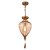 Pendente Indian Dourado Transp (D)23Cm (A)39Cm 1xE27| GX008SC - Imagem 1