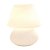 Abajur Disc Vidro Leitoso Branco (A)18.5Cm | HB820 - Imagem 1