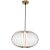 Pendente Lanterna Dourado e Branco (D)50Cm 16W 3000K | HC010 - Imagem 1