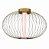 Plafon Sobrepor Lanterna Dourado (D)40cm 12W 3000K | HC011 - Imagem 1