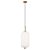 Pendente Tres Dourado Branco (D)22cm (A)59.5cm 1xE27 | HC014G - Imagem 1