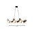 Pendente Ibira Nude Preto Branco (L)100cm 150W | HL011M - Imagem 2