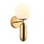 Arandela Cuica Bronze (C)15Cm (L)21Cm (A)34Cm | HL016 - Imagem 1