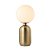 Base Abajur Cuíca Dourado (D)20Cm (A)43Cm | HL020G - Imagem 1