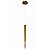 Pendente Vita Bronze (D)3.2cm (A)51cm 1x4W 3000K | HM005S - Imagem 1
