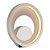 Arandela / Plafon Loop Cromado (D)22Cm 10W 3000K | HM006CR - Imagem 1