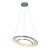 Pendente Loop Cromado Efeito Difuso 48W 3000K | HM009CR - Imagem 1