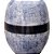 Base Abajur Artisano Cromado E Azul (D)20Cm (A)70Cm | HR002 - Imagem 3