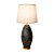Base Abajur Artisano Dourado E Azul (D)24Cm (A)62Cm | HR003 - Imagem 1