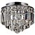Plafon Kri Cromado Transp (D)27cm (A)19.5cm 4xG9 | HU1100 - Imagem 1