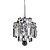 Pendente Kri Cromado e Transp (D)18Cm (A)21Cm 1xG9 | HU2105 - Imagem 1