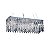Pendente Charm Cromado Cristal Transp (C)80Cm 11Xg9 | HU2161 - Imagem 1