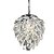 Pendente Nut Cromado Transp (D)23Cm (A)28Cm 2xG9 | HU2173 - Imagem 2