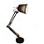 Abajur Scope Cobre E Preto (D)15Cm (A)72Cm | HU3002B - Imagem 2
