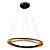 Pendente Orbit Cromado Transp (D)62cm 30W 3000K | ID009C - Imagem 1