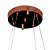 Pendente Orbit Rose Gold Champanhe (D)62cm 30W 3000K | ID009E - Imagem 2