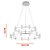 Pendente Candel French Gold (D)82Cm 42X2W 3000K | JJ002 - Imagem 3