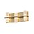 Arandela Clair Gold (C)36.5Cm (L)15.5Cm 6X2W 3000K | JJ012 - Imagem 1