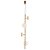 Pendente Dendê Dourado Vidro Fosco (A)122.5Cm 2400K | JJ020 - Imagem 1