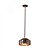 Pendente Brass Cobre Metal (D)24Cm (A)15Cm | JY006B - Imagem 1