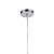 Pendente Organika Cromado Transparente (A)42Cm 1xE14 | KB002C - Imagem 3