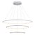 Pendente Birdie Branco (D)80/60/40Cm 3200K | KW002W - Imagem 1