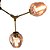 Pendente Orbe Dourado Champanhe (C)150Cm 9xE27 | KY001LG - Imagem 3